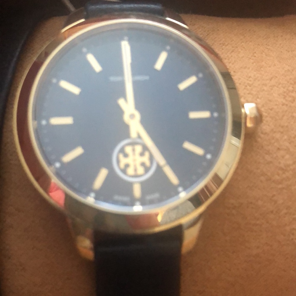 Tory Burch Watch with Navy Wrap Band - Picture 4 of 4